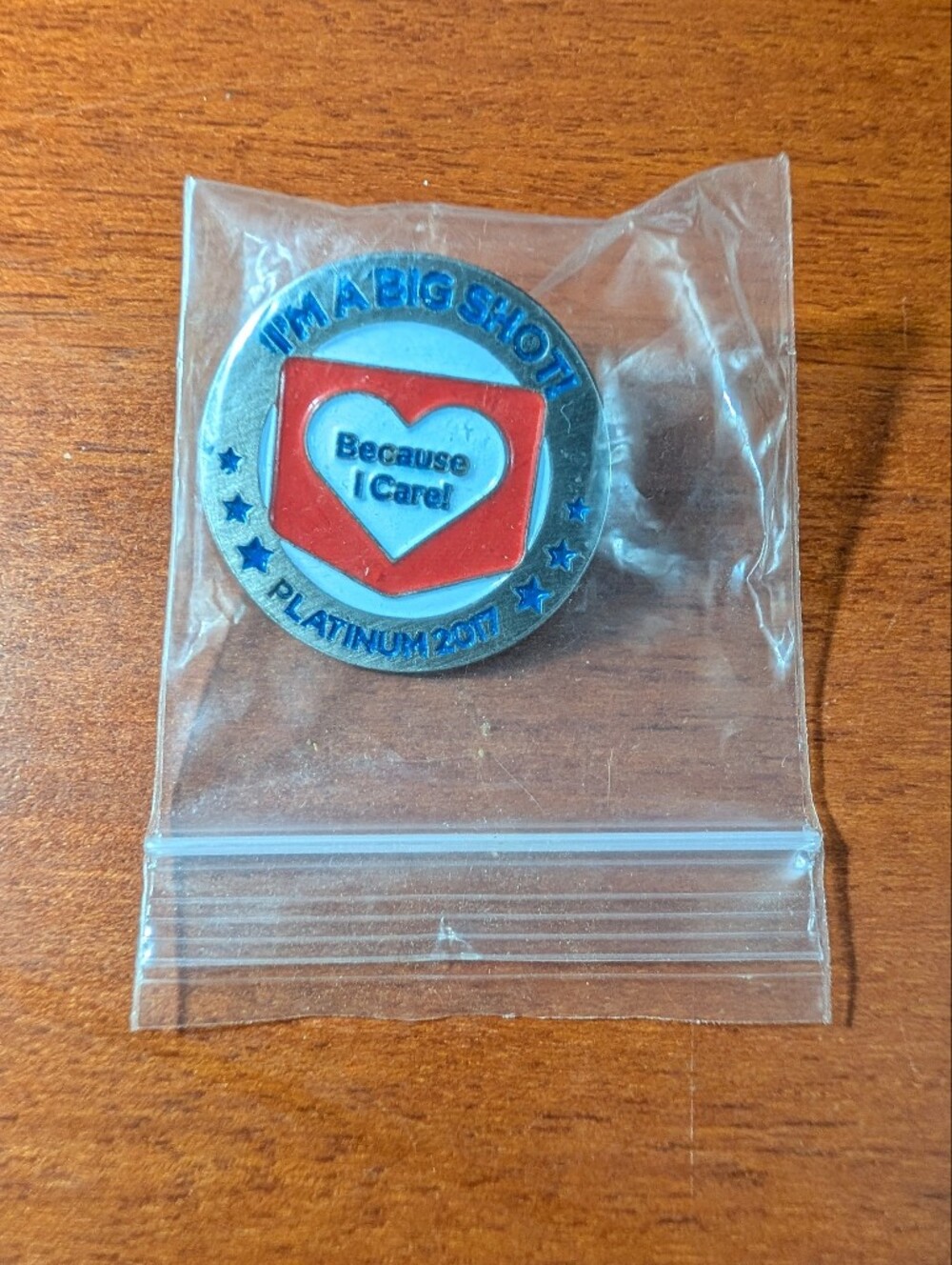 I'm A Big Shot Lapel Pin.
